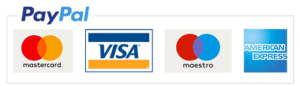 A kártyás fizetés szolgáltatója és az elfogadott bankkártyák logói