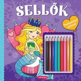 Varázslatos színező - Sellők + színes ceruzák