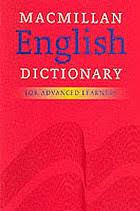 Macmillan English Dictionary for advanced learners CD-ROM