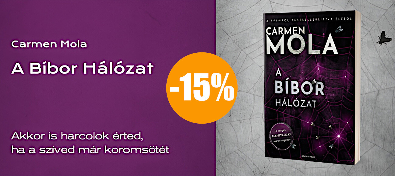 Rendeld meg Carmen Mola - A Bíbor Hálózat című könyvét 15% kedvezménnyel!